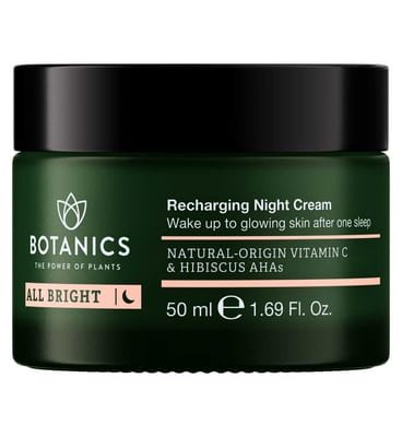 Botanics Botanics All Bright Recharging Night Cream Moisturiser 50ml
