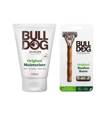 Bulldog Bulldog Skincare Bundle - Original Moisturiser & Bambo Razor