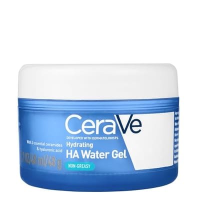 CeraVe Cerave Dry-Touch Water Gel Moisturiser With Hyaluronic Acid, Niacinamide & 3 Essential Ceramides, 48g