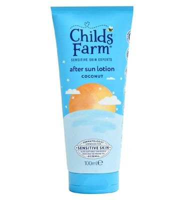 Child's Farm Childs Farm Coconut After Sun Lotion 100Ml Soothing Kids Moisturiser For Sensitive Skin