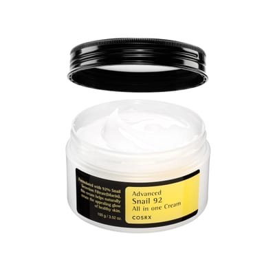 COSRX COSRX Advanced Snail 92 All in One Cream Korean Snail Mucin Face Cream & Gel Moisturiser for Dry Sensitive and Anti Aging Skin