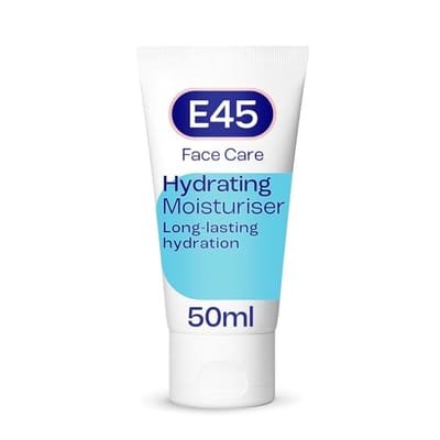 E45 E45 Face Moisturiser Cream For Long Lasting Hydration Dry And Sensitive Skin - 50ml