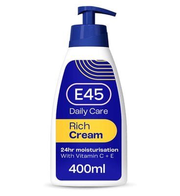 E45 E45 Rich 24H Moisturiser Cream For Very Dry Skin 400ml