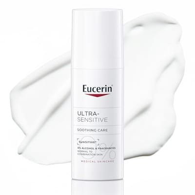 Eucerin Eucerin Ultrasensitive Soothing Face Cream Moisturiser (Normal To Combination Skin) 50ml