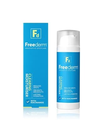 FREEDERM FREEDERM Clearing Oil-Free Face Moisturiser for Spot Prone Skin. Prevents Breakouts. With Niacinamide