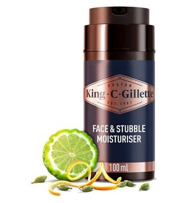 King C King C . Gillette Face & Stubble Moisturiser 100ml