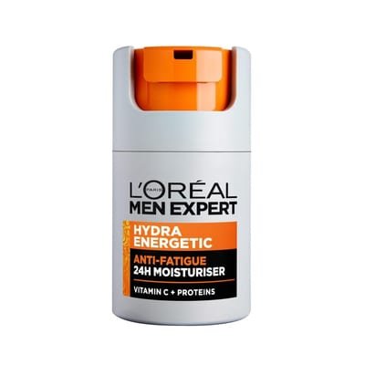 L’Oréal Paris men expert L’Oréal Paris men expert L'Oréal Men Expert Hydra Energetic Anti-Fatigue Moisturiser: 24hr Hydration for Men's Skin. Combats Dryness and Dark Circles. Fast-absorbing