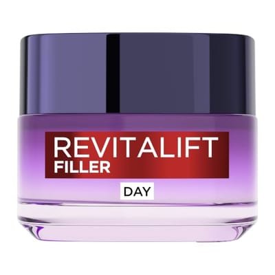 Loreal L'Oreal Paris Revitalift Filler Day Cream, Hyaluronic Acid Replumping Face Moisturiser 50ml