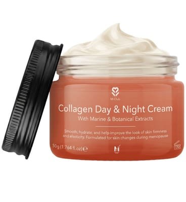 M-Club M-Club Marine Collagen Face Cream - Day & Night Moisturiser For Mature Skin With Aloe Vera Vitamin E, 50g