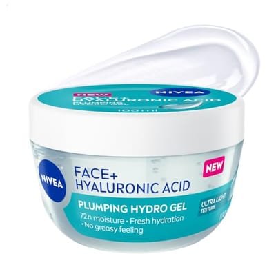 Nivea Nivea Face+ Hyaluronic Acid Plumping Hydro Gel Moisturiser 100ml