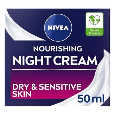 Nivea Nivea Nourishing Night Cream For Dry And Sensitive Skin 50ml