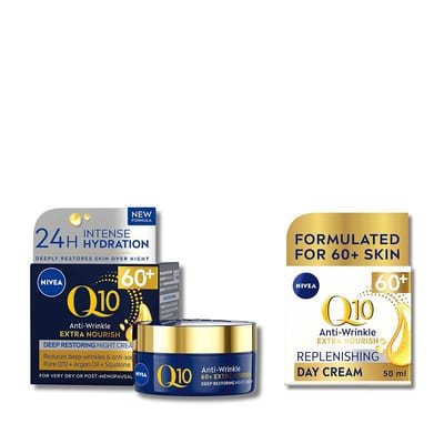 Nivea Nivea Q10 Day & Night Cream 60+ Bundle