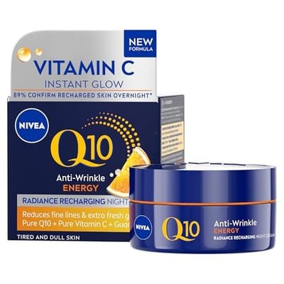 Nivea Nivea Q10 Energy Recharging Face Night Cream With Vitamin C 50ml