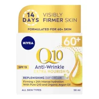 Nivea Nivea Q10 Power 60+ Anti-Wrinkle Face Cream Moisturiser 50ml