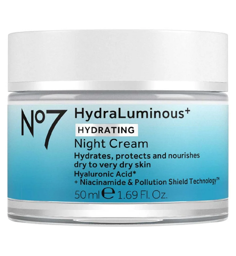 NO7 No7 Hydraluminous+ Night Cream 50ml