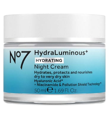 NO7 No7 Hydraluminous+ Night Cream 50ml