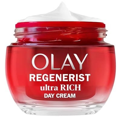 Olay Olay Regenerist Day Face Cream Ultra Rich Moisturiser With Niacinamide, Peptides & Shea Butter 50ml