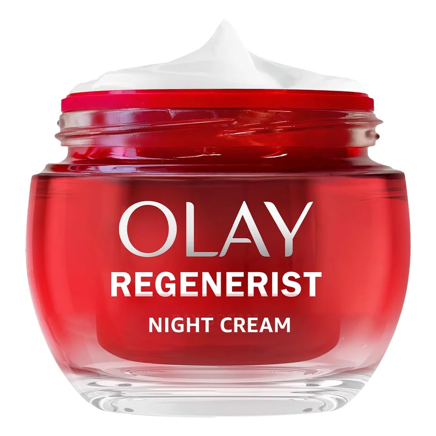 Olay Olay Regenerist Night Cream - Anti-Wrinkle Face Cream and Skincare Face Moisturiser with Niacinamide and Peptides