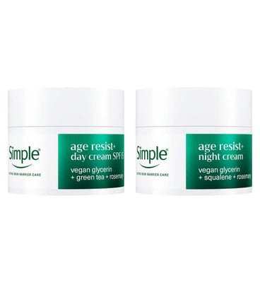 Simple Simple Age Resist+ Day And Night Moisturiser Bundle