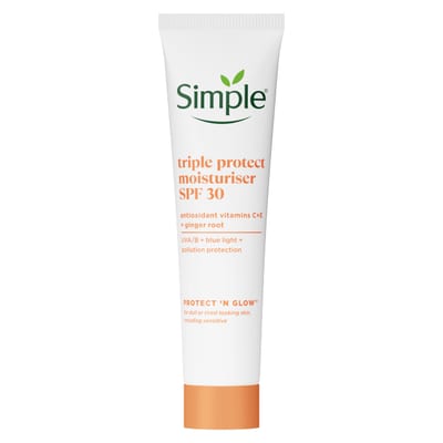 Simple Simple Triple Protect Moisturiser SPF 30 - 3x Protection from UVA/UVB