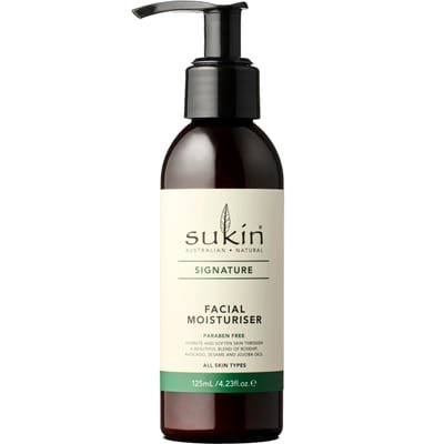 Sukin Sukin Signature Facial Moisturiser 125ml - with Vitamin E; cruelty free & vegan friendly - nourishes