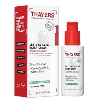 Thayers Thayers Let’s Be Clear Water Cream Moisturiser 75ml