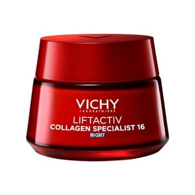 Vichy Vichy Liftactiv Collagen Specialist 16 Peptide Night Cream With Reservatrol For All Skin Types 50ml