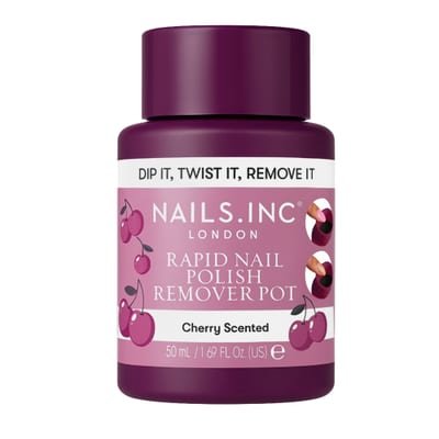 Nails.INC Cherry Scented Rapid Nail Polish Remover Pot