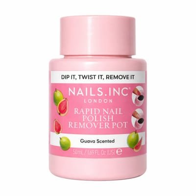 Nails.INC Guava Scented Rapid Nail Polish Remover Pot
