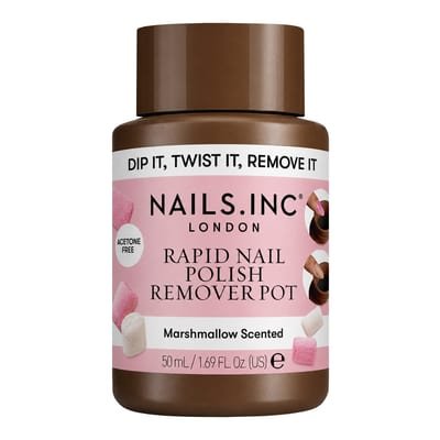 Nails.INC Marshmallow Scented Rapid Nail Polish Remover Pot