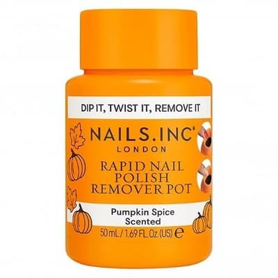 Nails.INC Pumpkin Spice Scented Rapid Nail Polish Remover Pot