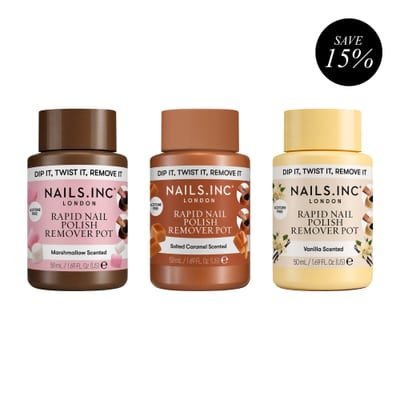 Nails.INC Winter Scents Rapid Nail Polish Remover Pot Trio