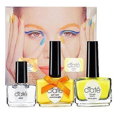 Ciate Ciate Corrupted Neon Manicure Gift Set 13.5ml Neon Orange Nail Polish + 10g Neon Glitter + 5ml Black Light Top Coat