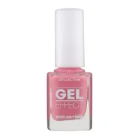 Collection Collection Spotlight Shine Gel Effect Nail Polish Shade 25 Frosted Rose 10ml