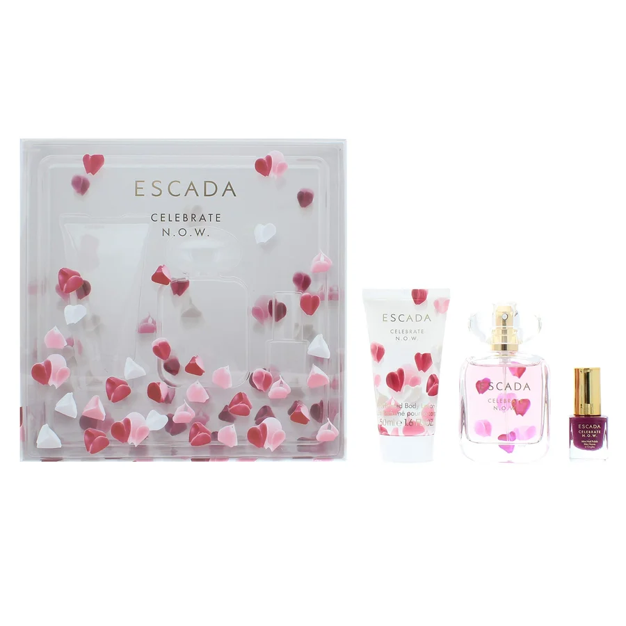 Escada Escada Celebrate N.O.W. Gift Set 50ml EDP + 50ml Body Milk + 4.5ml Nail Polish