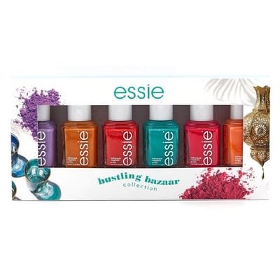 Essie Essie Bustling Bazaar Collection Gift Set, Includes Bright, Vibrant And Colourful Nail Polish Shades For Summer