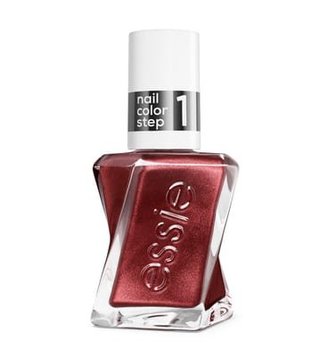 Essie Essie Gel By Gel-Like Nail Polish, Up To 15 Days Of Wear, No Uv Light, Size Me Metallic Burgundy Red 13.5ml