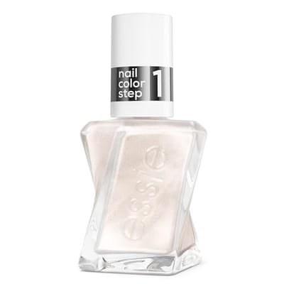 Essie Essie Gel By Gel-Like Nail Polish, Up To 15 Days Of Wear, No Uv Light, Drip Metallic Neutral White 13.5ml, 55ml