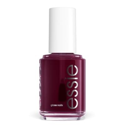 Essie Essie Glass Nails Half Full, Deep Purple Nail Polish, Sheer Finish, 13.5ml