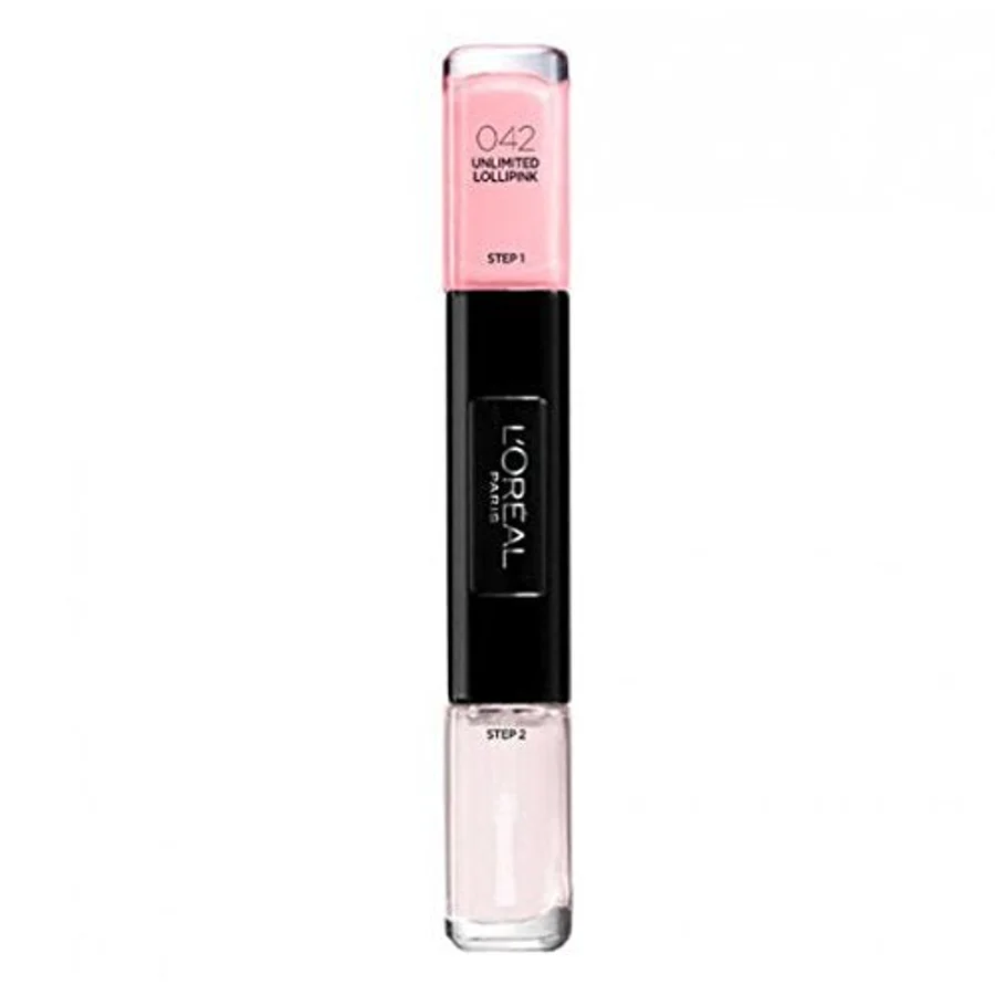 L'Oreal L'Oreal Paris Gel Effect Nail Polish Duo – 42 Unlimited Lollipink