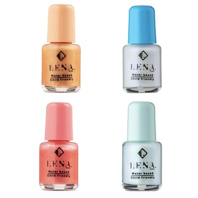 LENA NAIL POLISH DIRECT LENA Kids Peel-Off Nail Polish Bundle of 4 Set 01