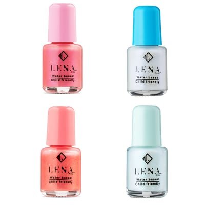 LENA NAIL POLISH DIRECT LENA Kids Peel-Off Nail Polish Bundle of 4 Set 03