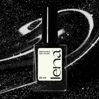 LENA LENA Breathable Nail Polish – Flash Effect – Black Magic F11