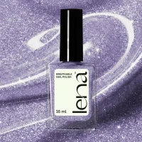 LENA LENA Breathable Nail Polish – Flash Effect – I-ran to Iraq F6