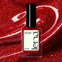 LENA LENA Breathable Nail Polish – Flash Effect – J'adore Lahore - F14