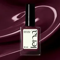 LENA LENA Breathable Nail Polish – Mad For Marsala - LE30