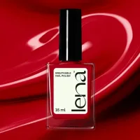 LENA LENA Breathable Nail Polish – Rajasthani Red - LE152
