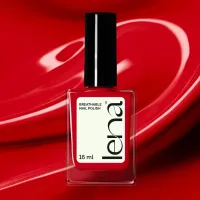 LENA LENA Breathable Nail Polish – Red Haute - LE121