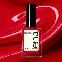LENA LENA Breathable Nail Polish – Riyadh Red - LE78