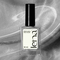 LENA LENA Breathable Nail Polish – Silver Wear - LE74